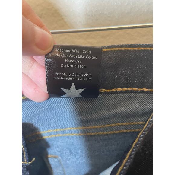 Dearborn Denim & Apparel  Dark Wash NWT Slim Straight Jeans 27 - Picture 3 of 4